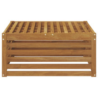 Produktbild för Utomhuspall Naturfärg 79 x 79 x 37 cm Massivt Akaciaträ