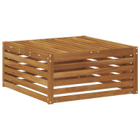 Produktbild för Utomhuspall Naturfärg 79 x 79 x 37 cm Massivt Akaciaträ