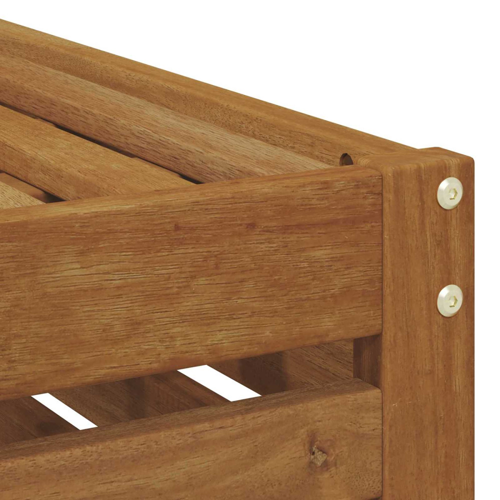 Produktbild för Utomhuspall Naturfärg 79 x 79 x 37 cm Massivt Akaciaträ