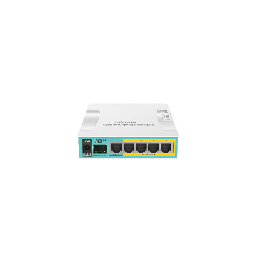 Produktbild för MikroTik RouterBOARD hEX RB960PGS - router - skrivbordsmodell