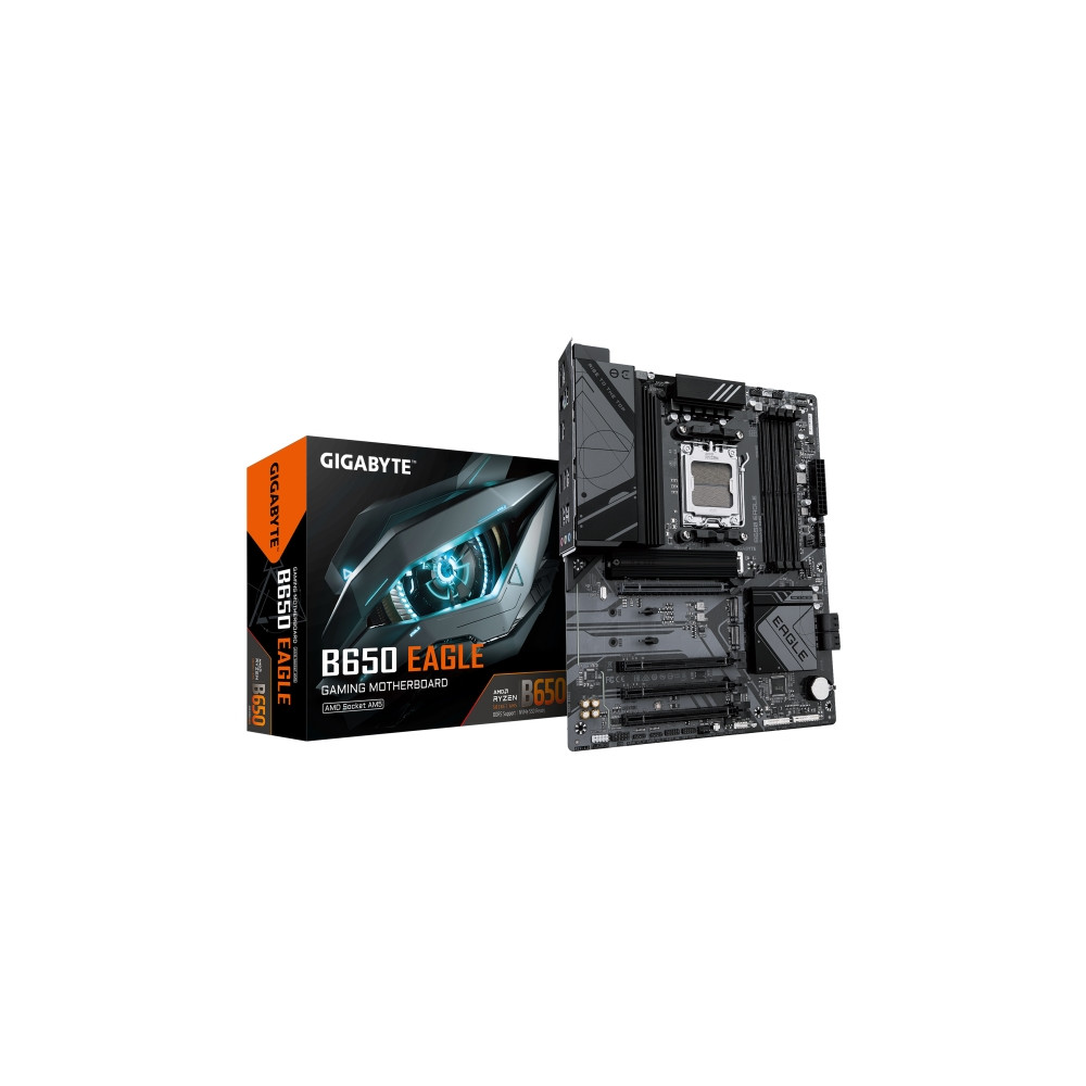 Produktbild för Gigabyte B650 EAGLE - moderkort - ATX - Socket AM5 - AMD B650