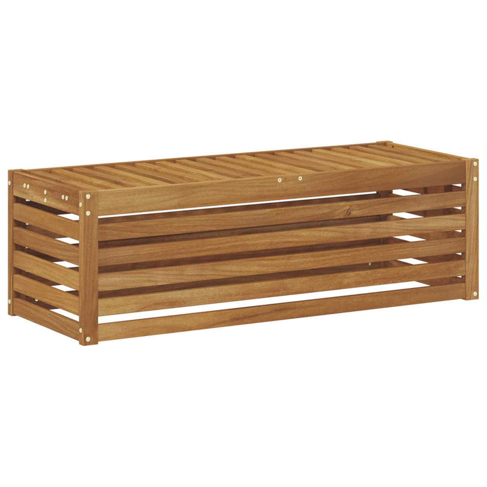 Produktbild för Utomhuspall Naturfärg 115 x 43 x 37 cm Massivt Akaciaträ