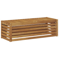 Produktbild för Utomhuspall Naturfärg 115 x 43 x 37 cm Massivt Akaciaträ