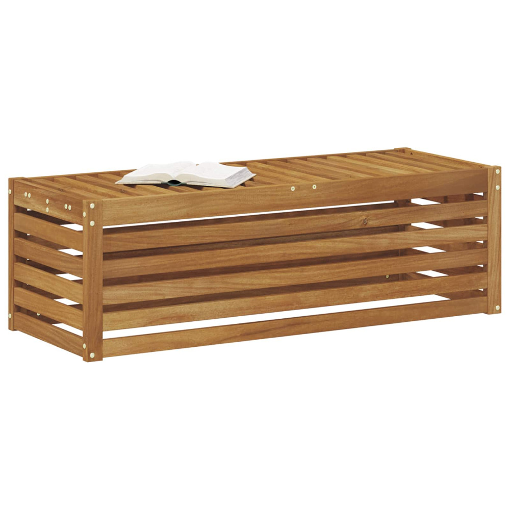 Produktbild för Utomhuspall Naturfärg 115 x 43 x 37 cm Massivt Akaciaträ