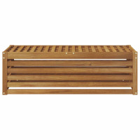 Produktbild för Utomhuspall Naturfärg 115 x 43 x 37 cm Massivt Akaciaträ