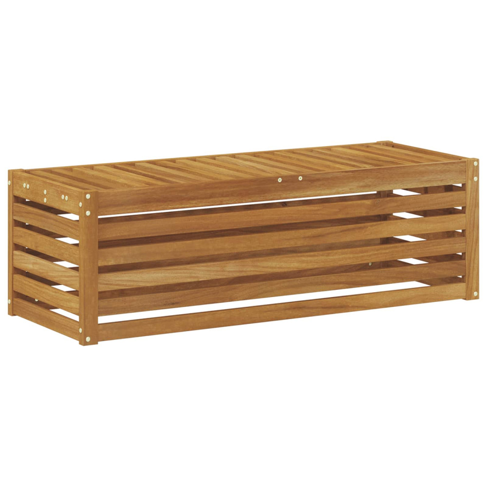 Produktbild för Utomhuspall Naturfärg 115 x 43 x 37 cm Massivt Akaciaträ