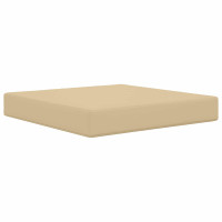 Produktbild för Utomhus Soffa Kudde 2 pcs Beige Polyester