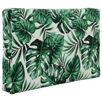 Produktbild för Utomhus Soffa Kudde 2 pcs Bladmönster Polyester