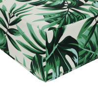 Produktbild för Utomhus Soffa Kudde 2 pcs Bladmönster Polyester