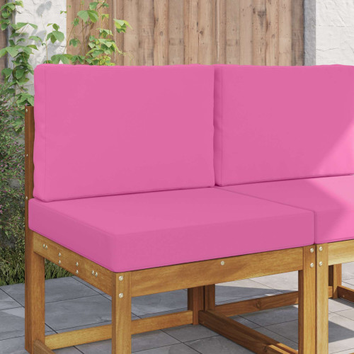 vidaXL Utomhus Soffa Kudde 2 pcs Rosa Polyester