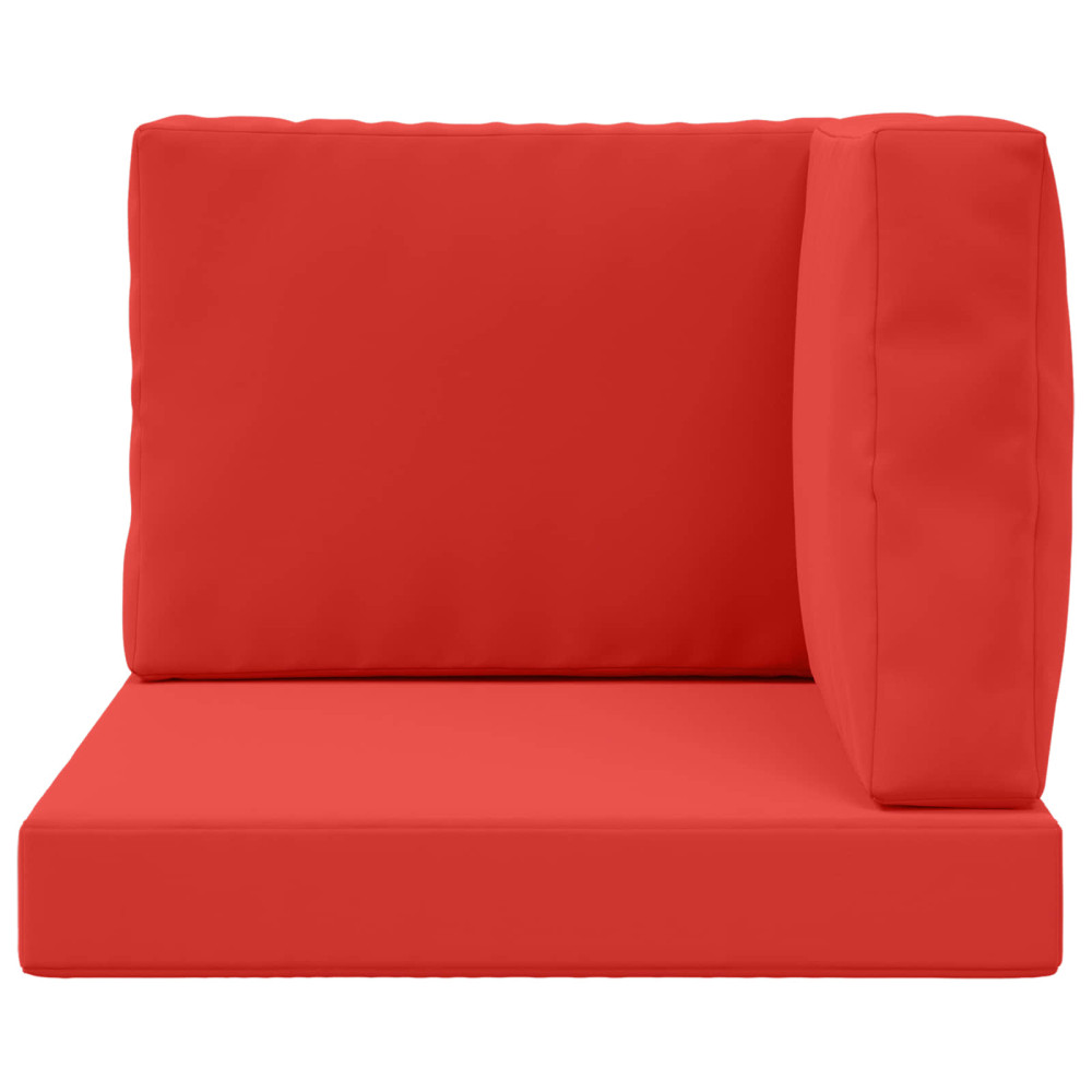Produktbild för Utomhus Soffa Kudde 3 pcs Röd Polyester