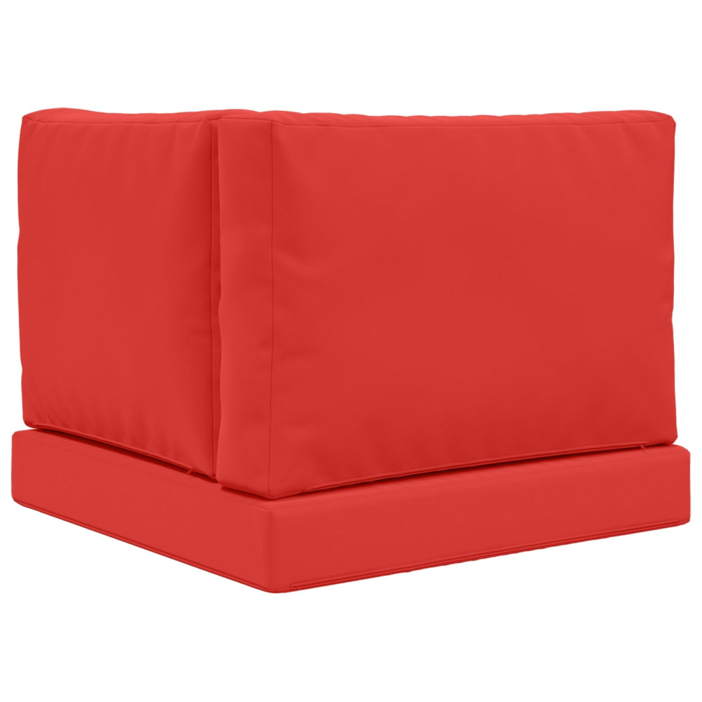 Produktbild för Utomhus Soffa Kudde 3 pcs Röd Polyester
