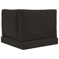 Produktbild för Utomhus Soffa Kudde 3 pcs Svart Polyester