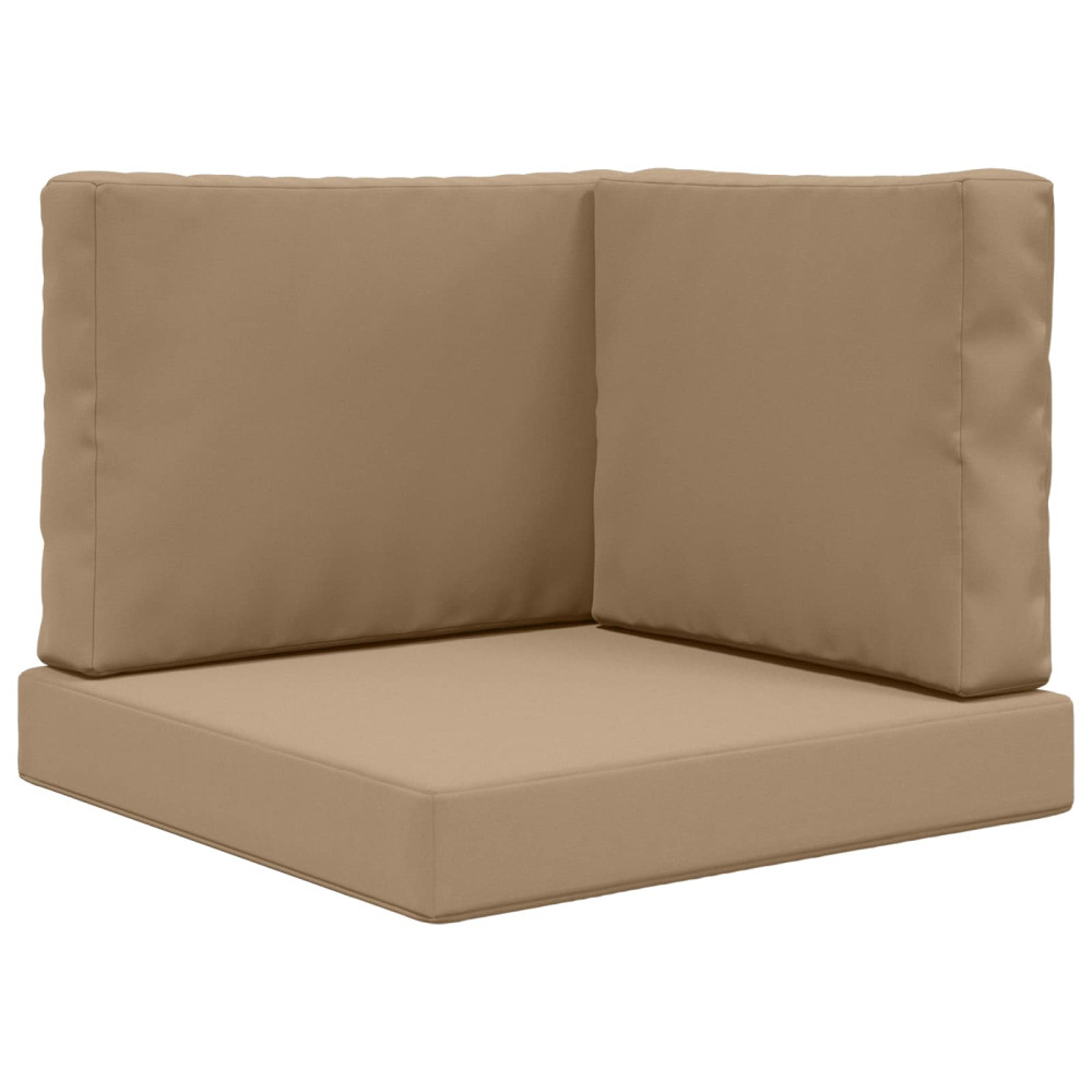 Produktbild för Utomhus Soffa Kudde 3 pcs Taupe Polyester