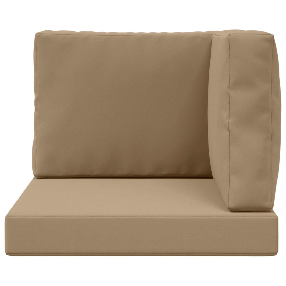 Produktbild för Utomhus Soffa Kudde 3 pcs Taupe Polyester