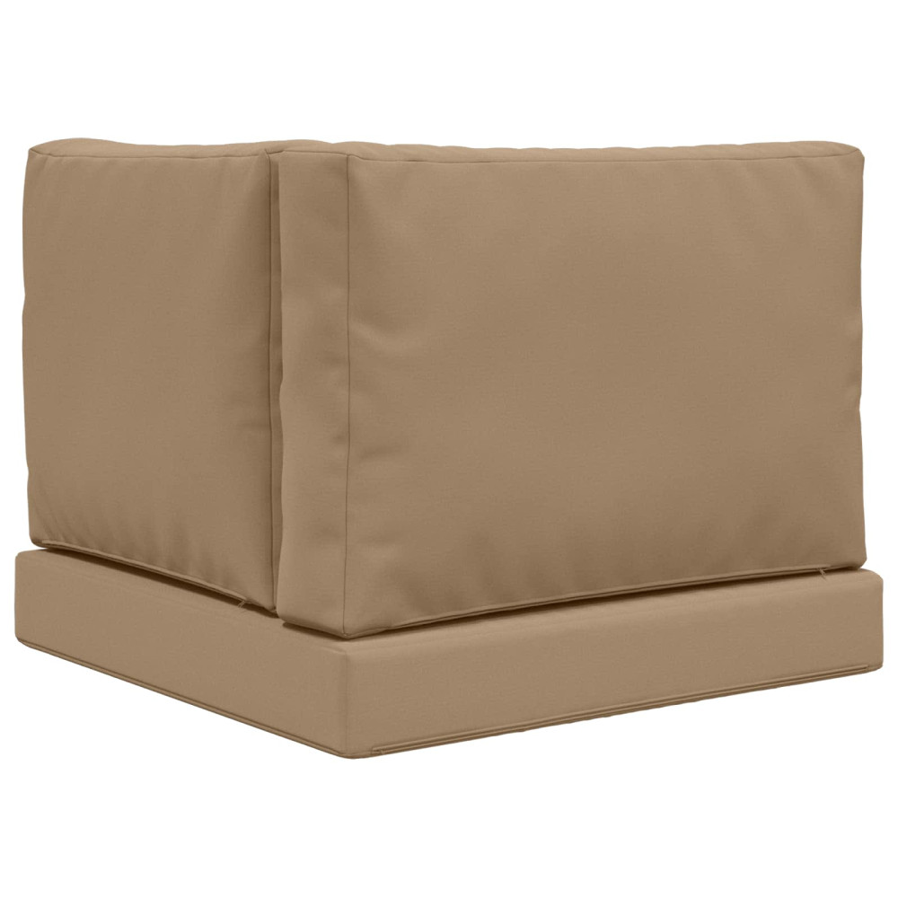 Produktbild för Utomhus Soffa Kudde 3 pcs Taupe Polyester