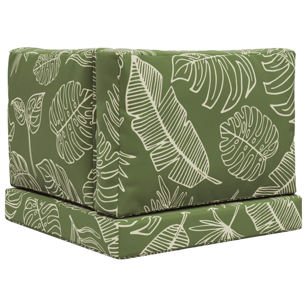 Produktbild för Utomhus Soffa Kudde 3 pcs Bladdesign Polyester