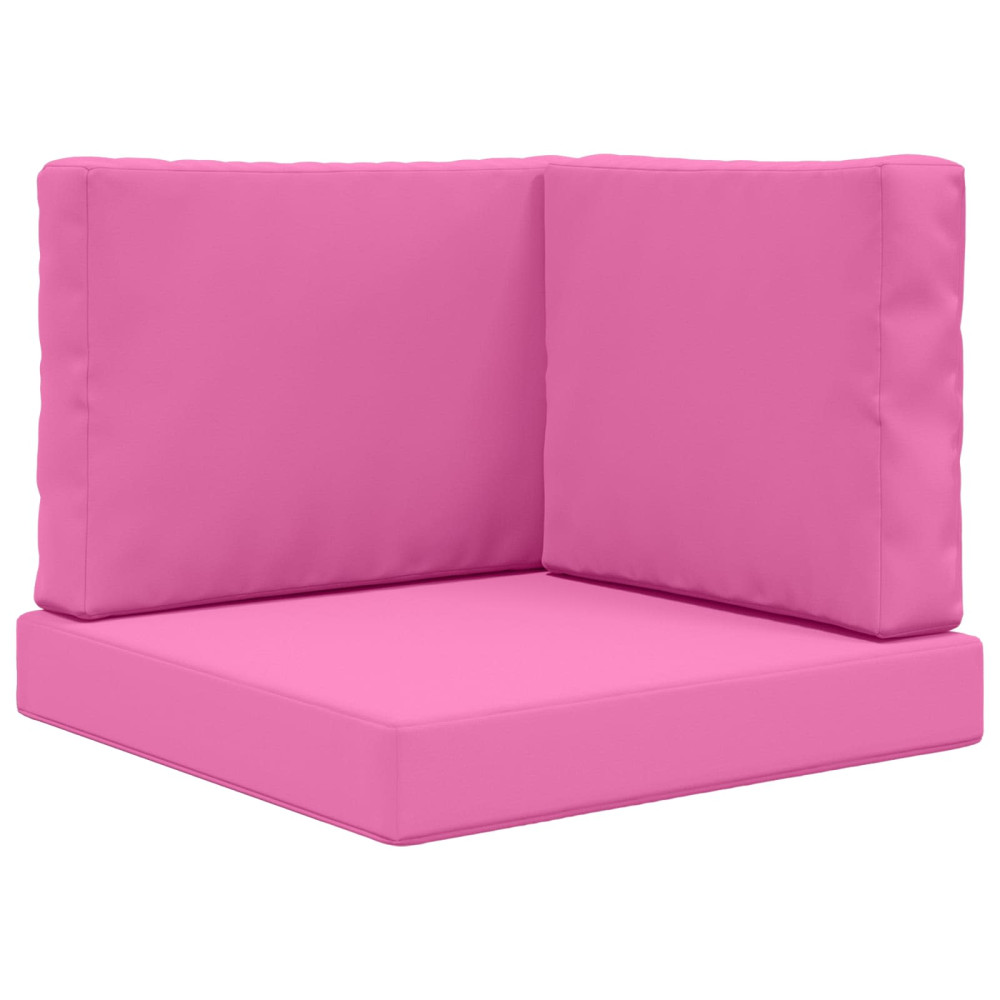 Produktbild för Utomhus Soffa Kudde 3 pcs Rosa Polyester