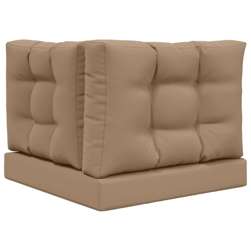 Produktbild för Utomhus Soffa Kudde 3 pcs Taupe Polyester