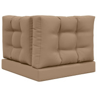 Produktbild för Utomhus Soffa Kudde 3 pcs Taupe Polyester