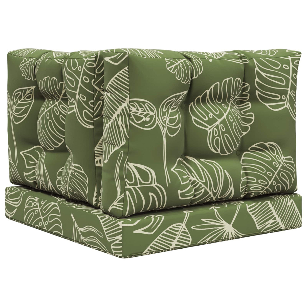 Produktbild för Utomhus Soffa Kudde 3 pcs Bladdesign Polyester