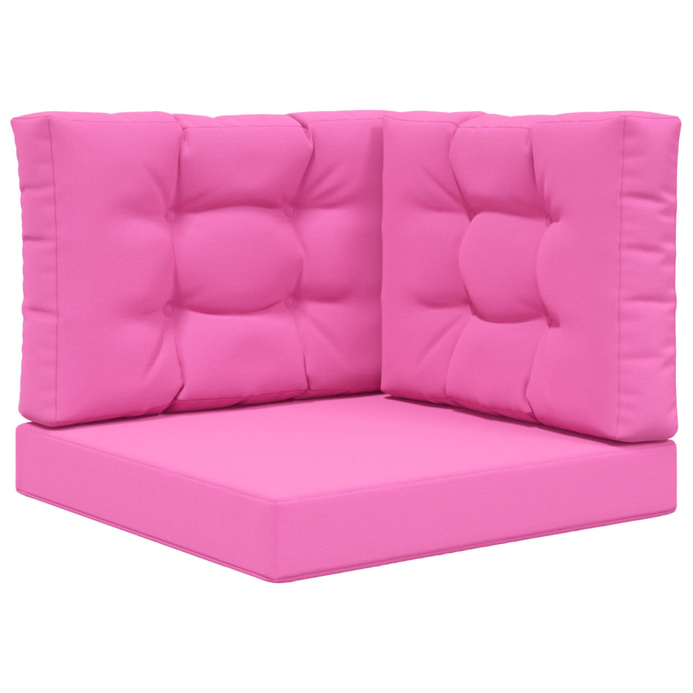 Produktbild för Utomhus Soffa Kudde 3 pcs Rosa Polyester