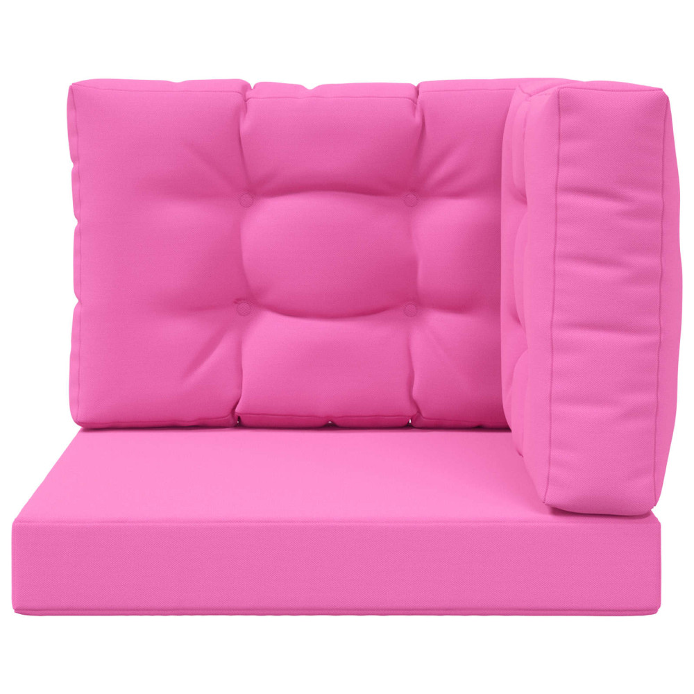 Produktbild för Utomhus Soffa Kudde 3 pcs Rosa Polyester