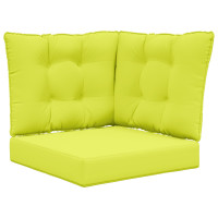 Produktbild för Utomhus Soffa Kudde Polyester Grön 60 x 40 x 10 cm