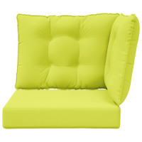 Produktbild för Utomhus Soffa Kudde Polyester Grön 60 x 40 x 10 cm