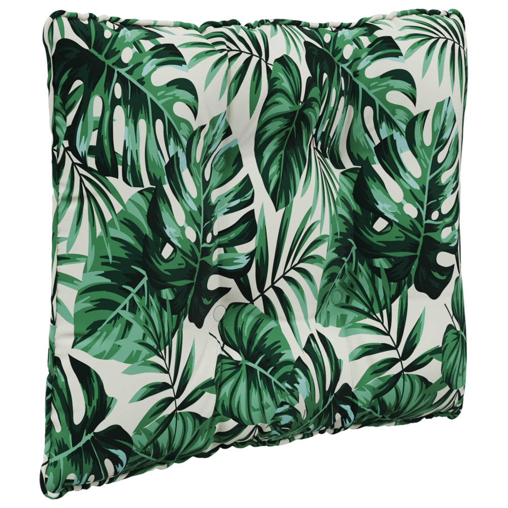 Produktbild för Utomhus Soffa Kudde 3 pcs Bladmönster Polyester