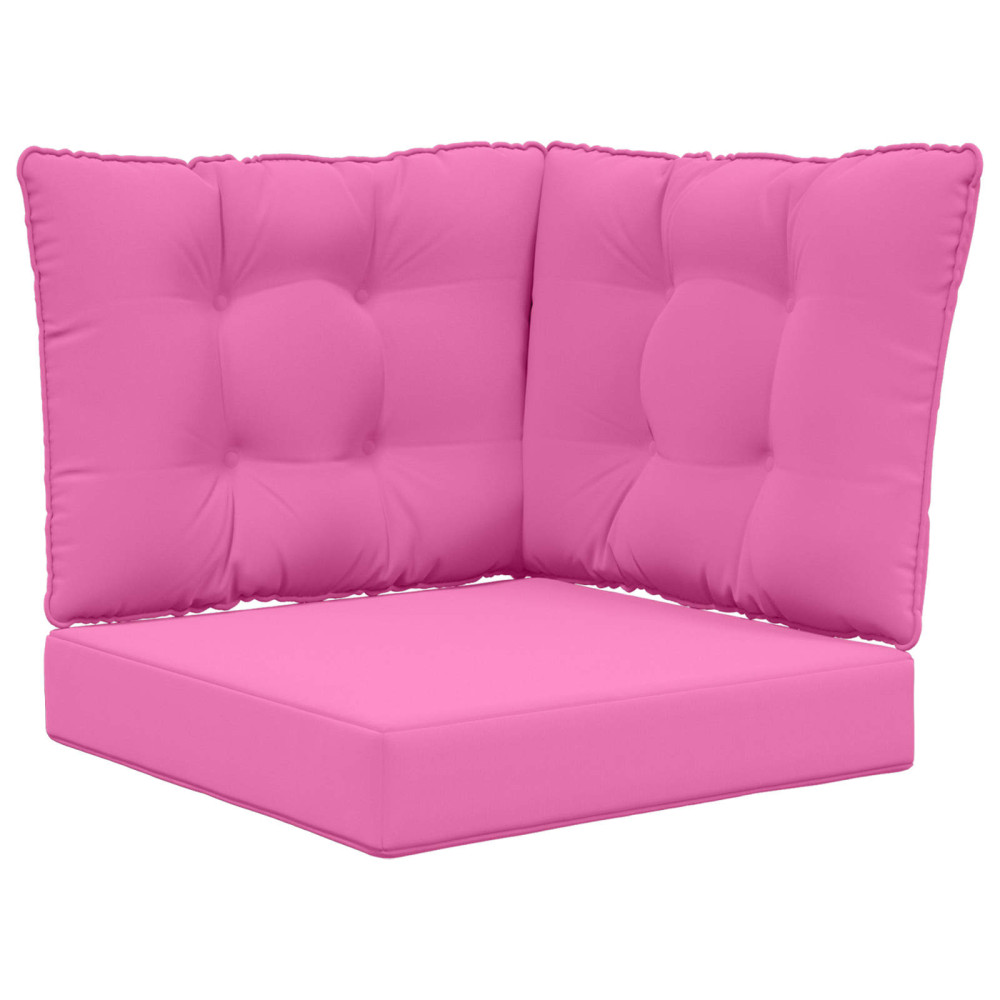 Produktbild för Utomhus Soffa Kudde 3 pcs Rosa Polyester