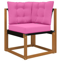 Produktbild för Utomhus Soffa Kudde 3 pcs Rosa Polyester