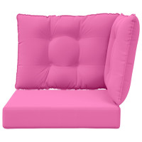 Produktbild för Utomhus Soffa Kudde 3 pcs Rosa Polyester