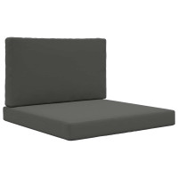 Produktbild för Utomhus Soffa Kudde 2 pcs Antracit Polyester