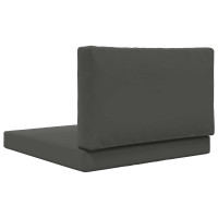Produktbild för Utomhus Soffa Kudde 2 pcs Antracit Polyester