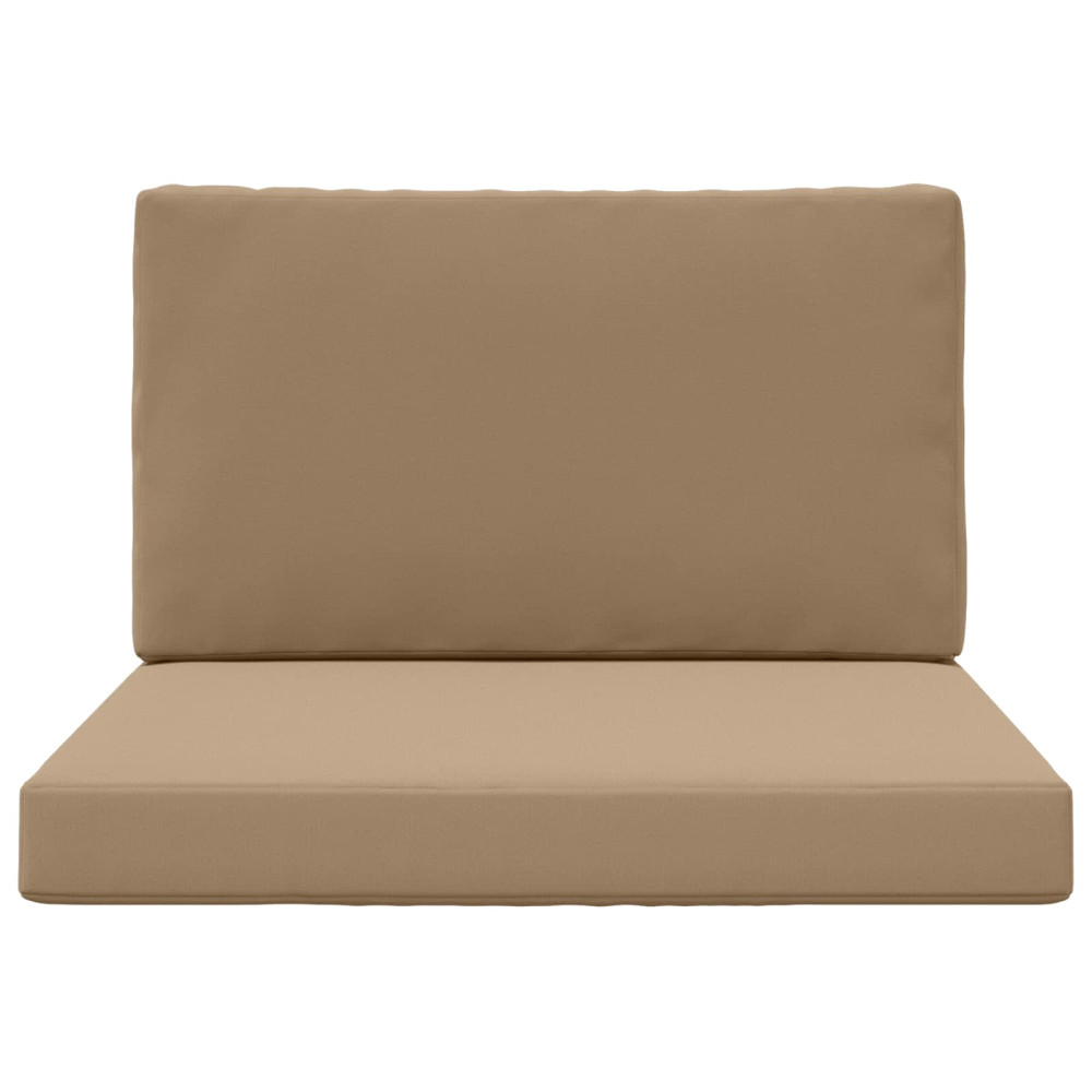 Produktbild för Utomhus Soffa Kudde 2 pcs Taupe Polyester