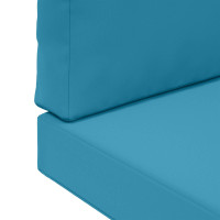 Produktbild för Utomhus Soffa Kudde 2 pcs Kungsblå Polyester