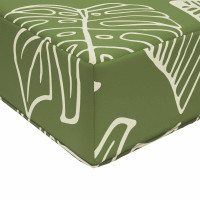 Produktbild för Utomhus Soffa Kudde 2 pcs Bladdesign Polyester