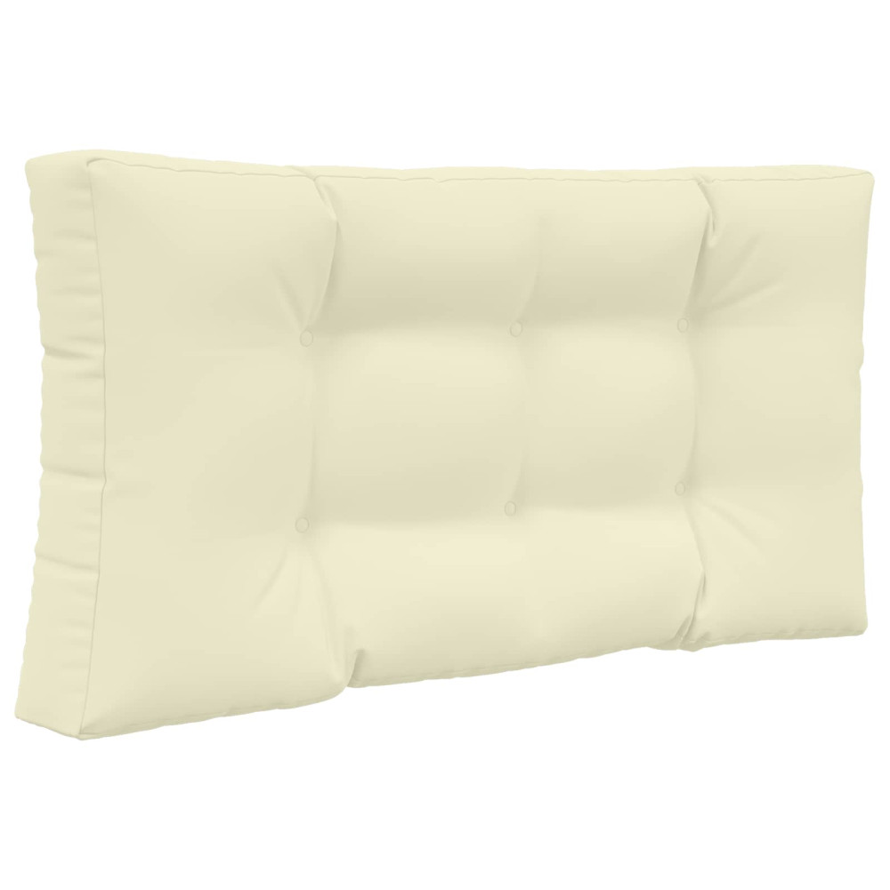 Produktbild för Utomhus Soffa Kudde 2 pcs Kräm Polyester