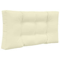 Produktbild för Utomhus Soffa Kudde 2 pcs Kräm Polyester