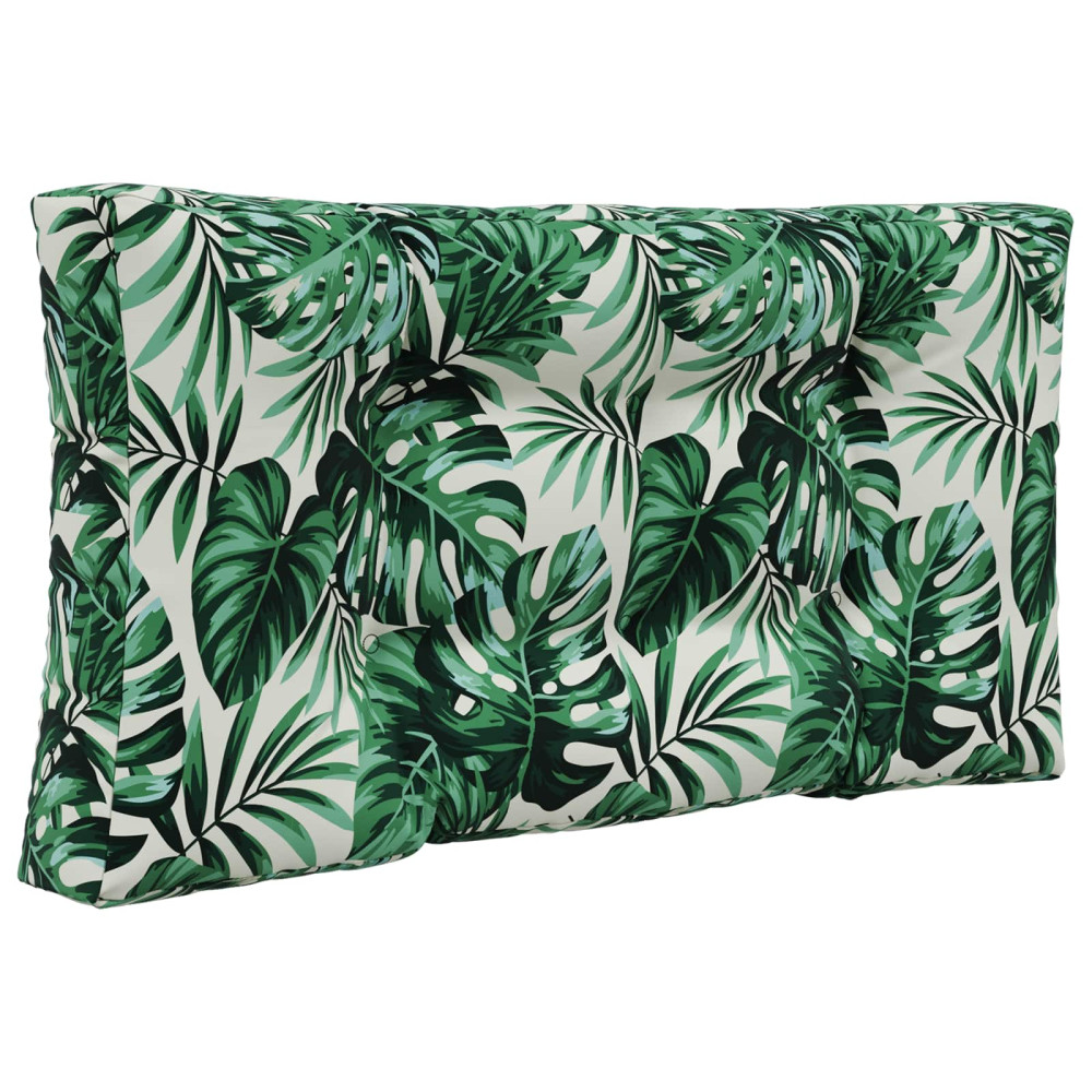 Produktbild för Utomhus Soffa Kudde 2 pcs Bladmönster Polyester