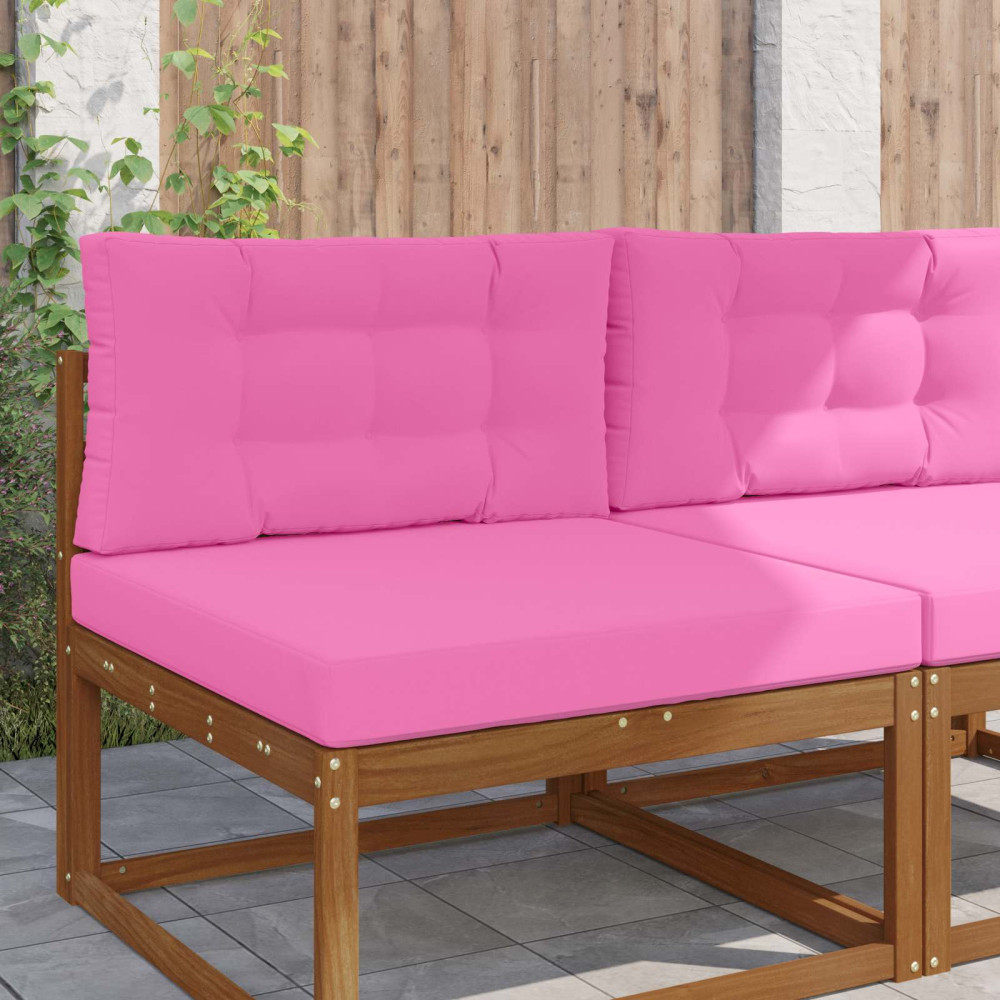 Produktbild för Utomhus Soffa Kudde 2 pcs Rosa Polyester