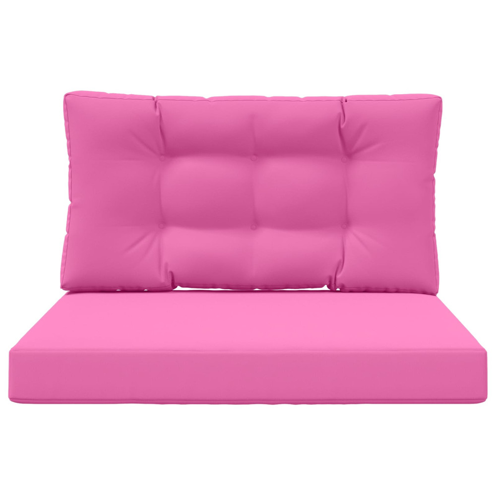 Produktbild för Utomhus Soffa Kudde 2 pcs Rosa Polyester