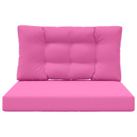 Produktbild för Utomhus Soffa Kudde 2 pcs Rosa Polyester