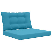 Produktbild för Utomhus Soffa Kudde Polyester Kungsblå 80 x 68,5 x 8 cm