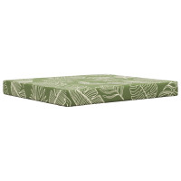 Produktbild för Utomhus Soffa Kudde Polyester Bladdesign 80 x 68,5 x 8 cm