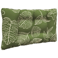 Produktbild för Utomhus Soffa Kudde Polyester Bladdesign 80 x 68,5 x 8 cm
