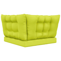 Produktbild för Utomhus Soffa Kudde Polyester Grön 80 x 43 x 10 cm