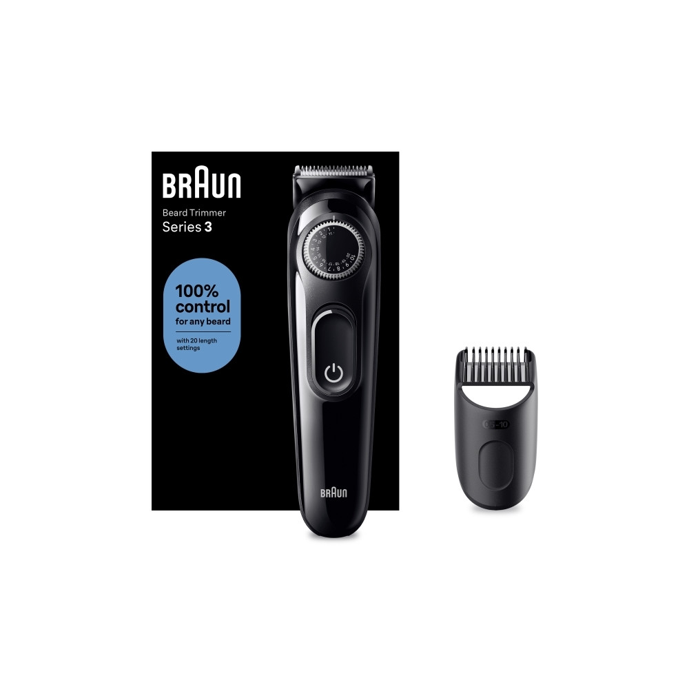 Produktbild för Trymer Braun Braun BeardTrimmer 3 Beard Trm 3 BT3400, Washab...