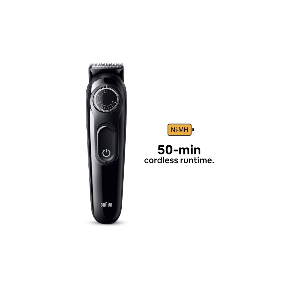 Produktbild för Trymer Braun Braun BeardTrimmer 3 Beard Trm 3 BT3400, Washab...